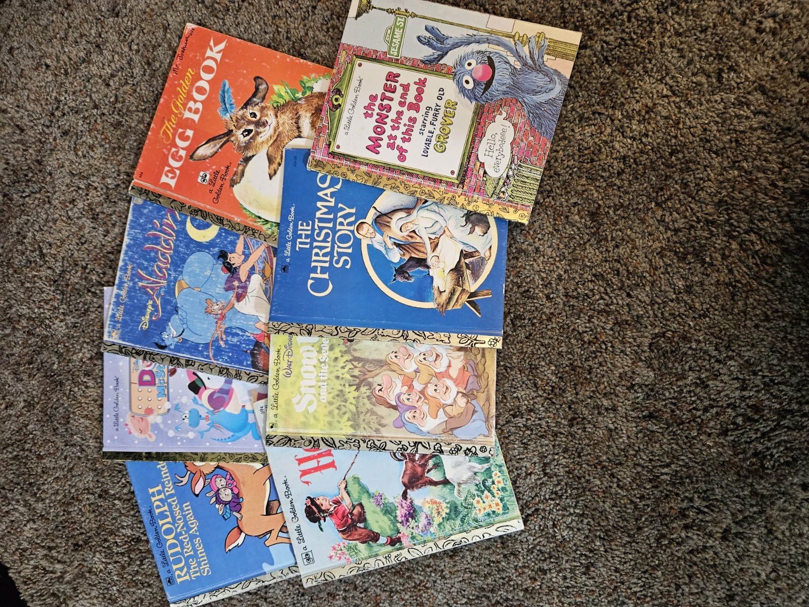 Lot of 8- Little Golden Book Books Various Titles – Vintage 1973 To 2000