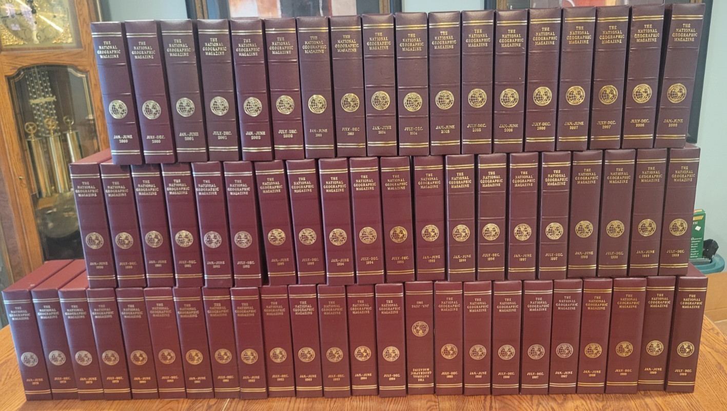 Complete 31-Yr National Geographic Collection 1978-2008 – 373 Issues – Sleeved