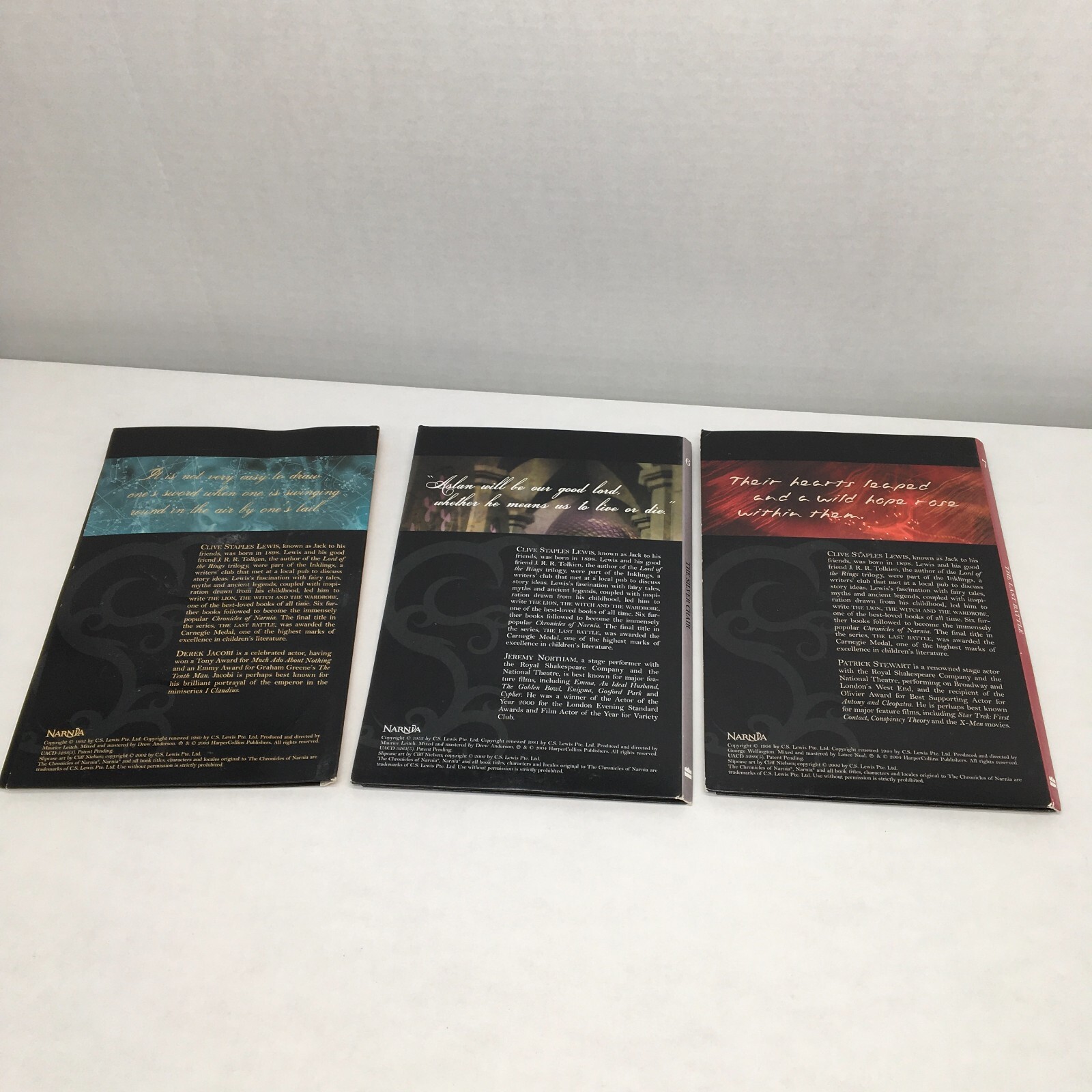 The Chronicles of Narnia Complete Book CD Audiobook Set 7 Books Unabridged Audio