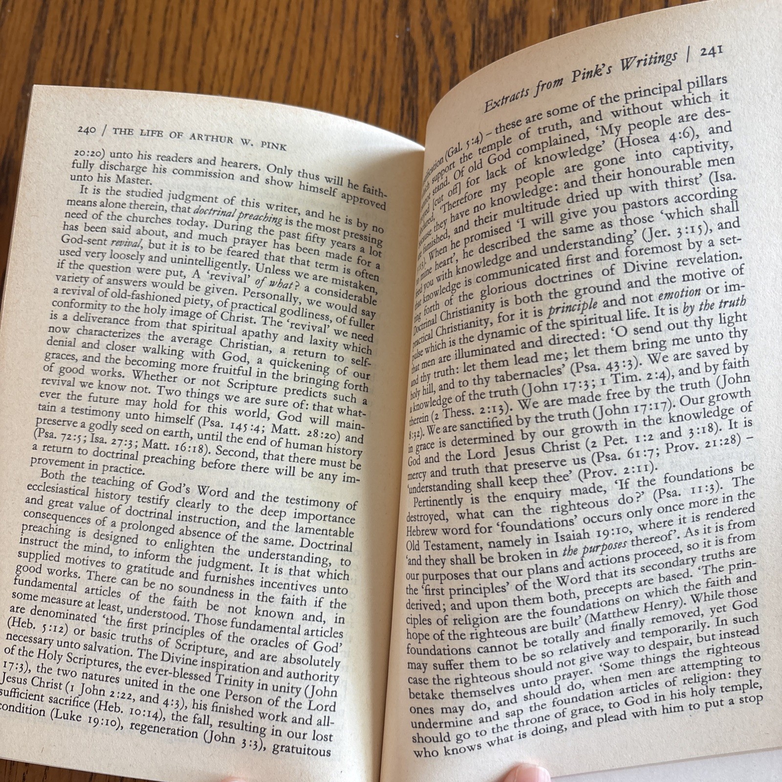The Life Of Arthur W. Pink By Iain H. Murray PB