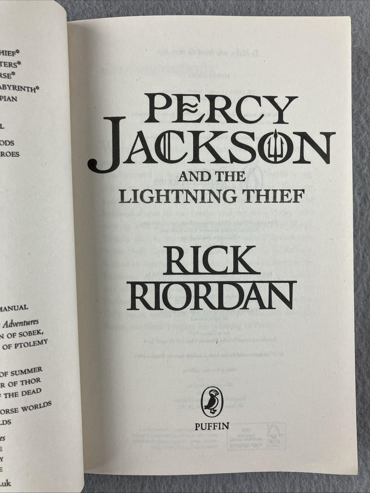 Percy Jackson Ultimate Collection Box Set Books 1 – 5 Paperback Penguin Puffin