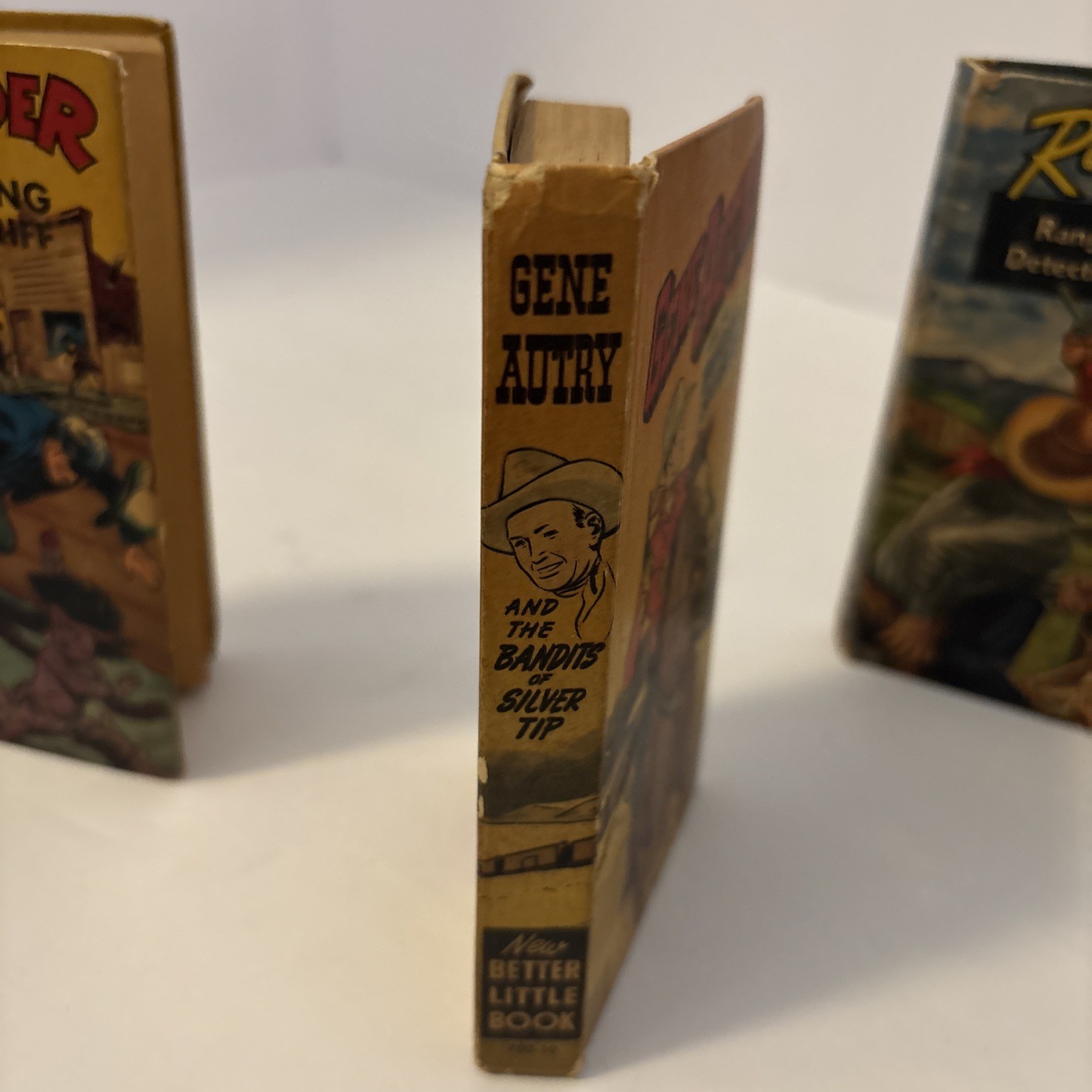 Lot Of 3 Vintage New Better Little Books Westerns