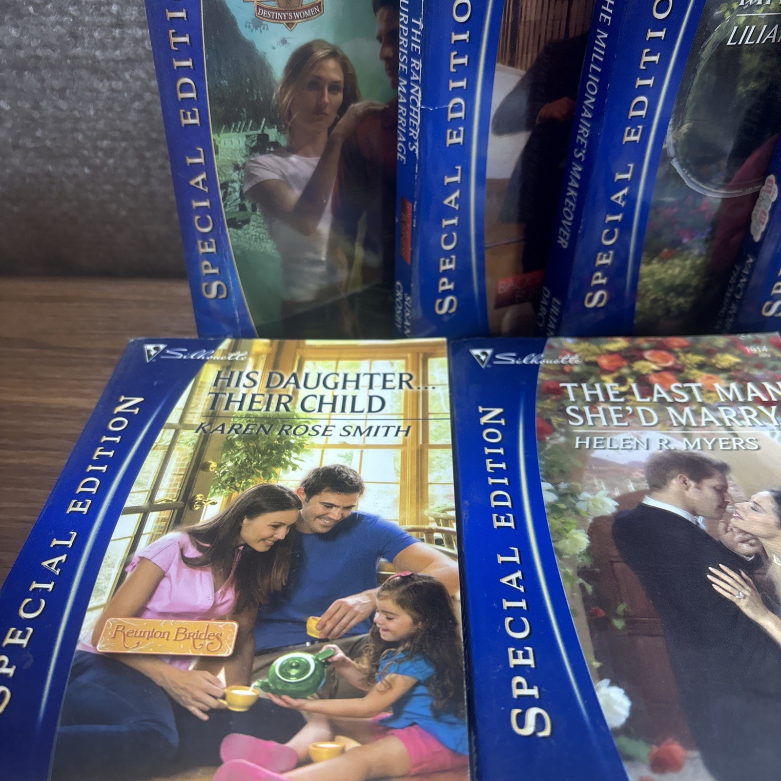 Lot of 7 Harlequin Silhouette Special Edition Romance Books Mixed Bundle Lot