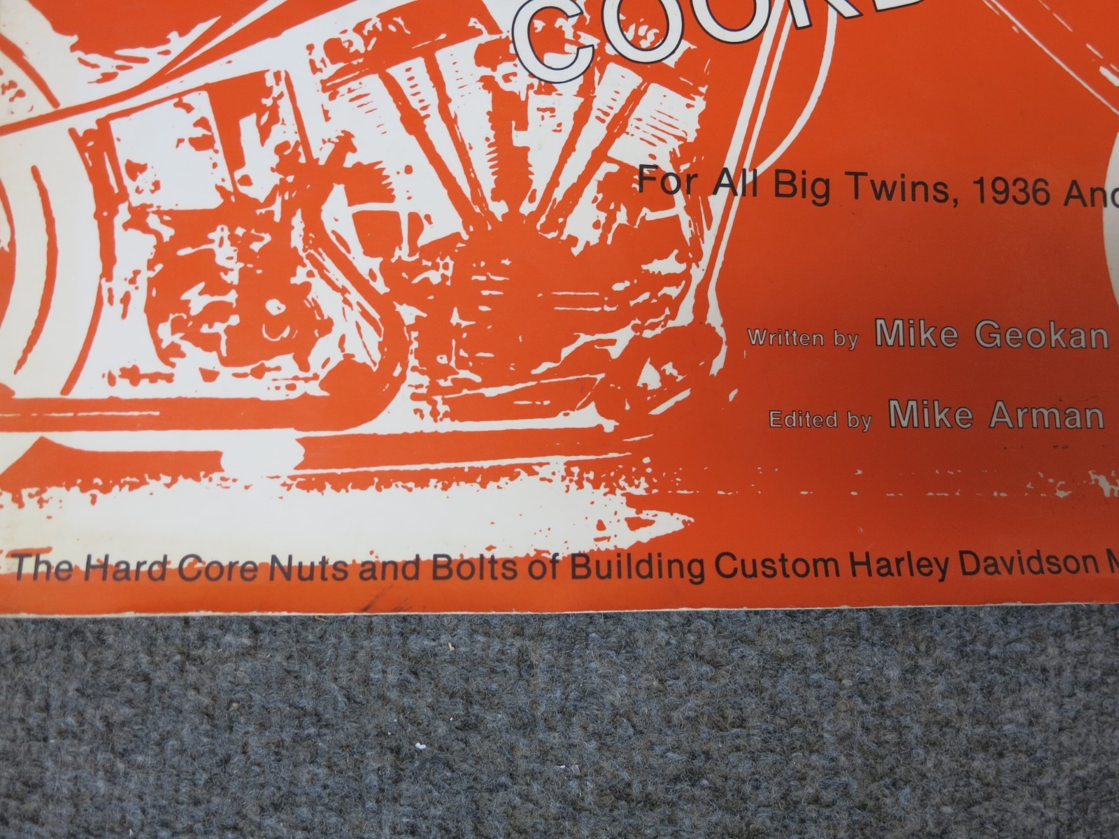 CUSTOM CHOPPER COOKBOOK, MIKE GEOKAN, LOOSE BINDING, SEE DESCRIPTION AND PICS.