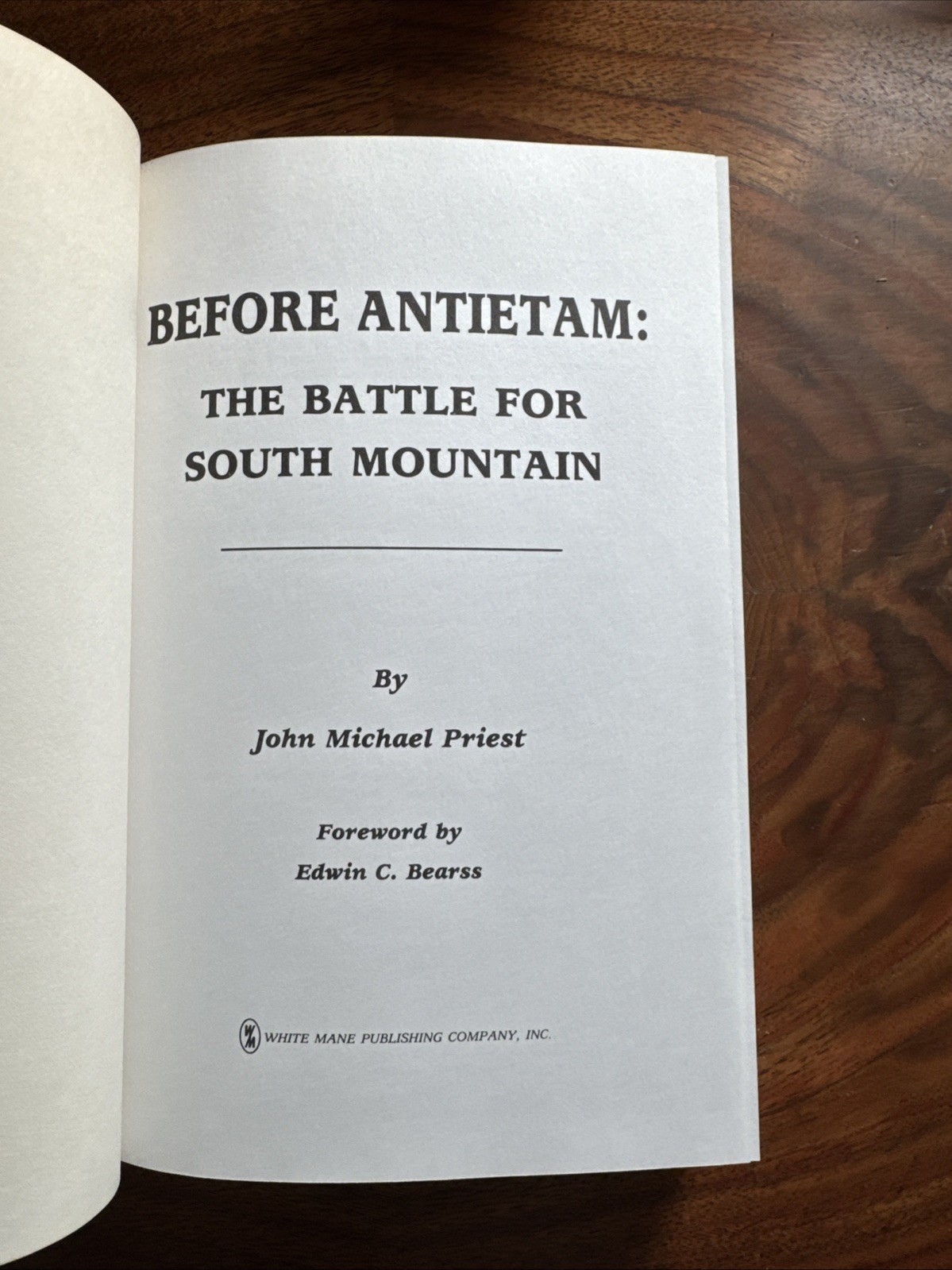 Before Antietam: The Battle for South Mountain by John M. Priest
