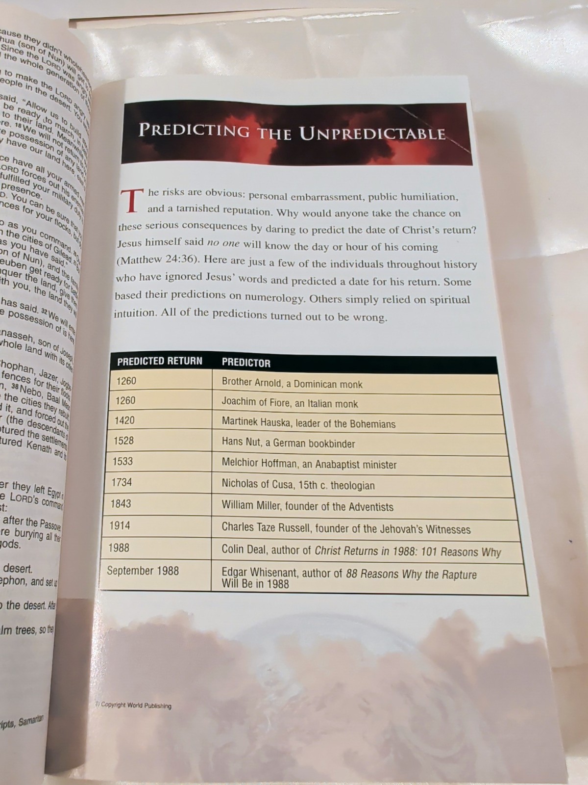 The End Times Bible 1997 Prophecy World Publishing Soft Cover GREAT CONDITION