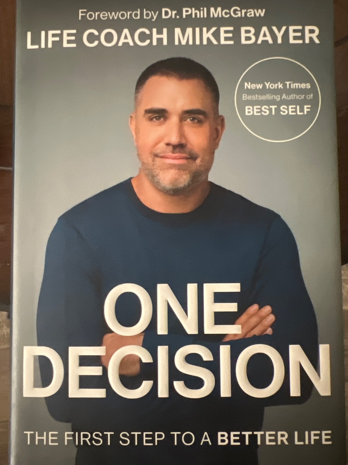 Hard back, non-fiction, self-help book