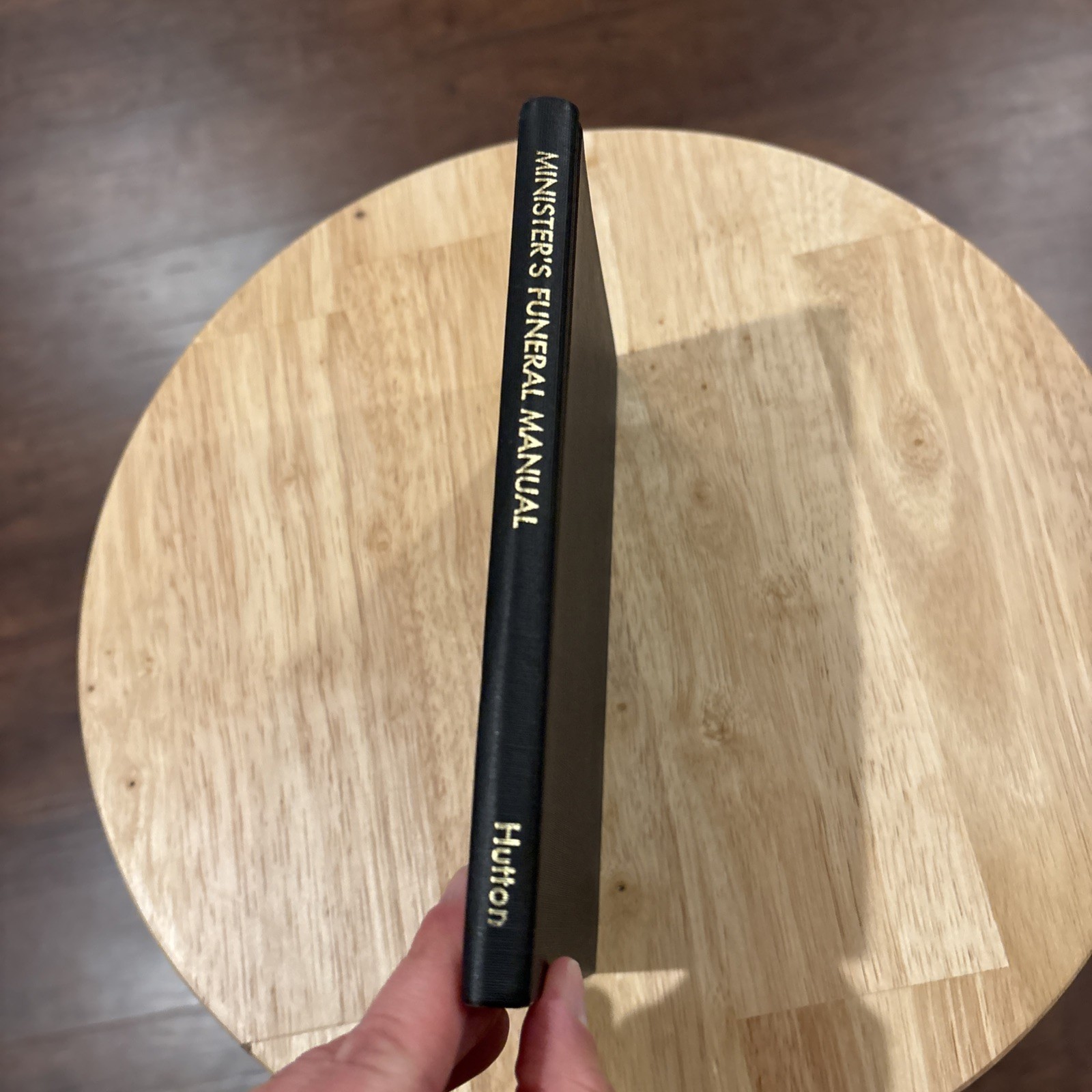 Minister’s Funeral Manual By Samuel Ward Hutton HB