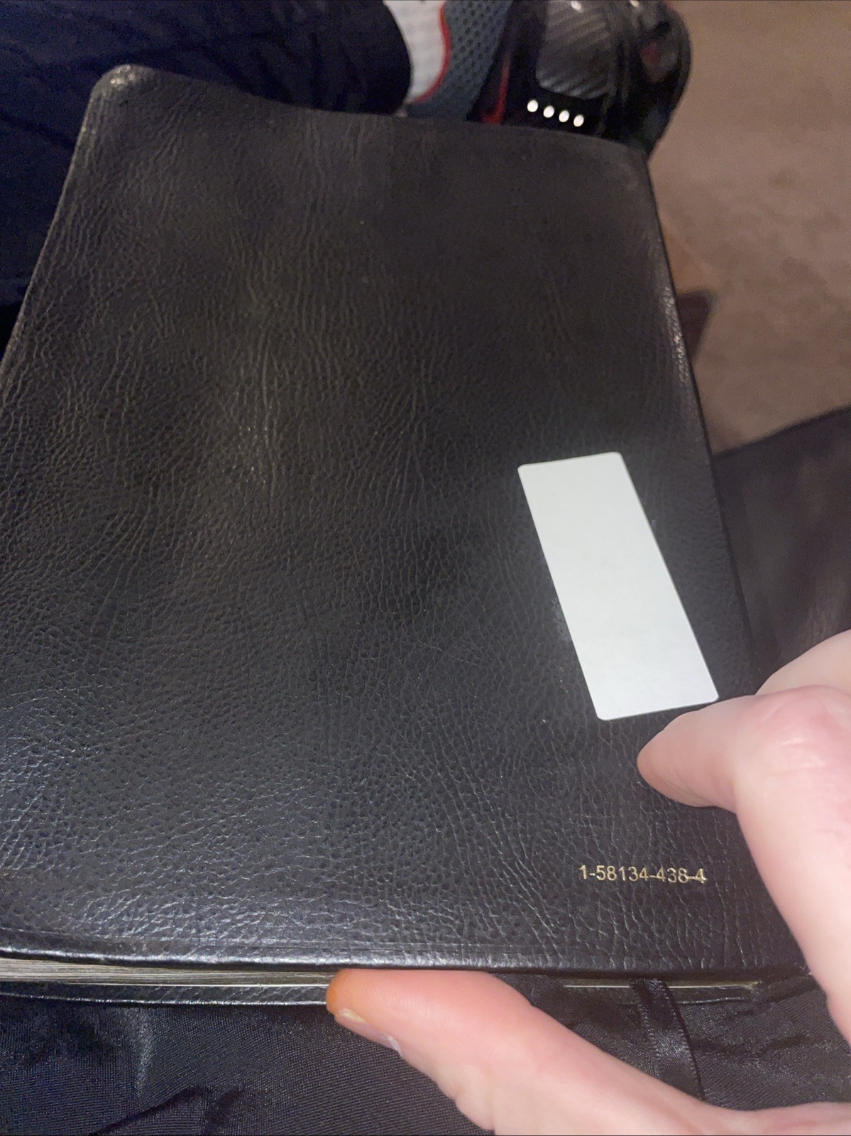 Holy Bible English Standard Version ESV Crossway 2001 Bonded LEATHER Black