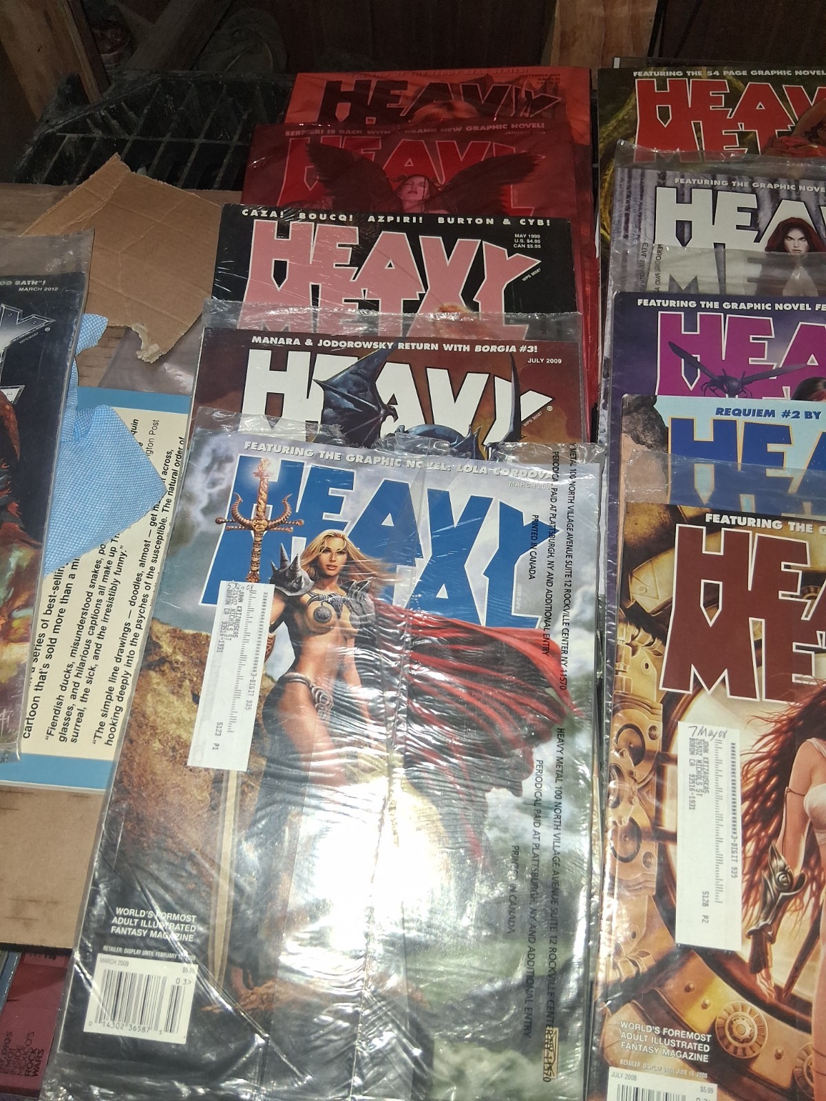 HEAVY MEDAL LOT OF 15…… BRAND NEW