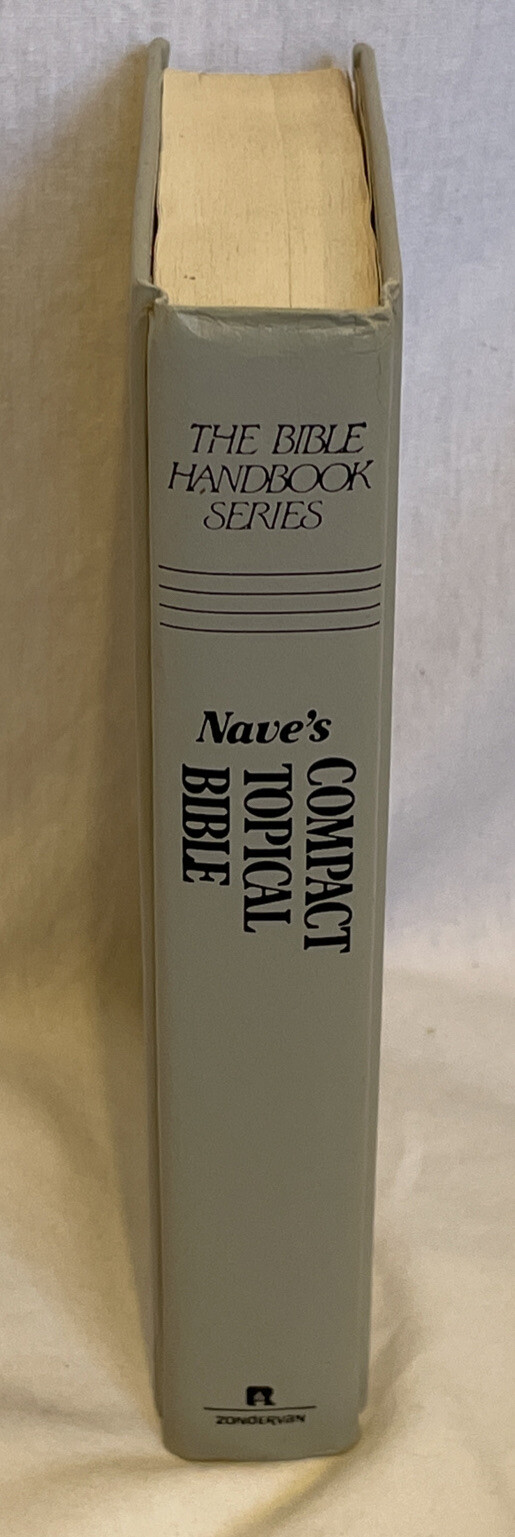 Nave’s Compact Topical Bible 1972 Regency Reference Library Zondervan HB Dust Ja