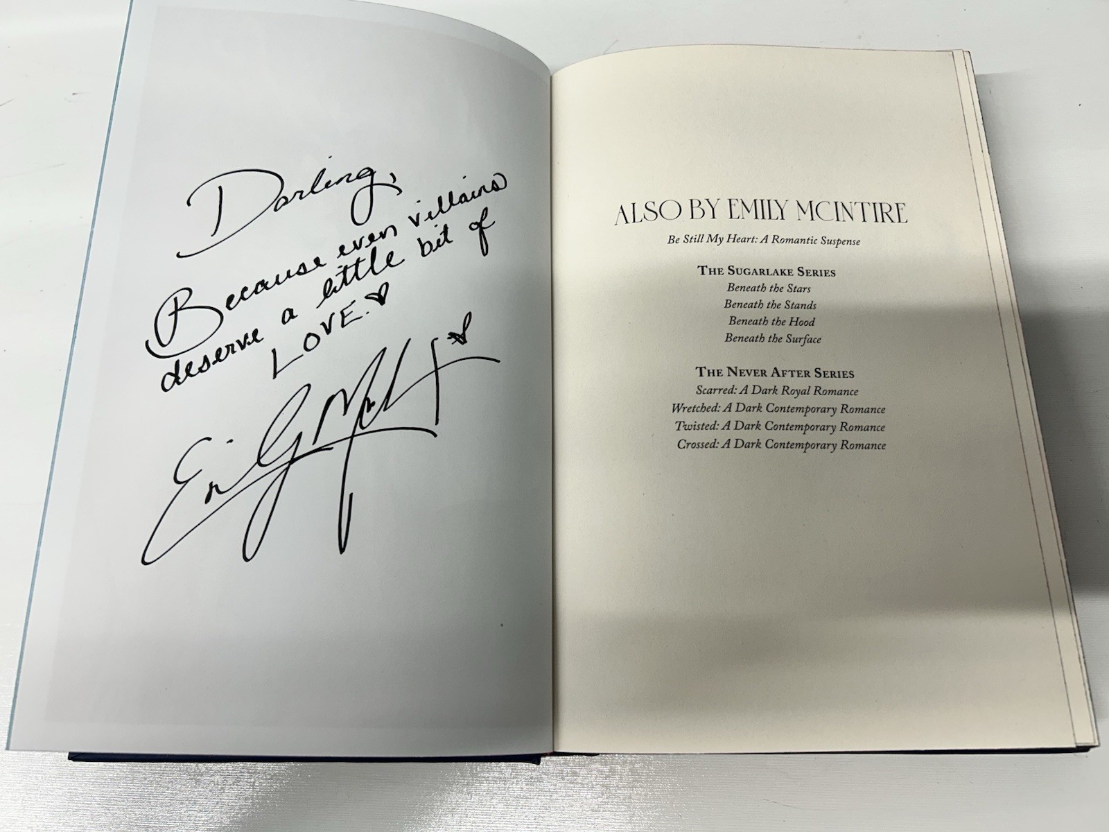 Hooked Collectors edition by Emily McIntire – Digitally Signed Deluxe Hardcover