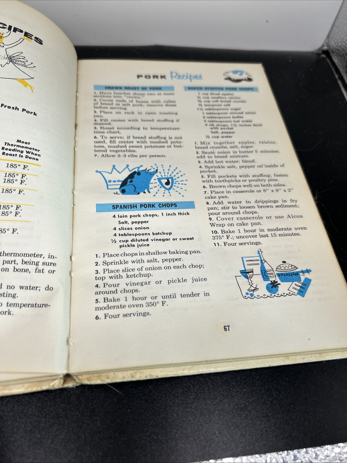 Vintage 1961 Cutco cook book Worlds FInest Cutlery Recipes Houston TX Knives
