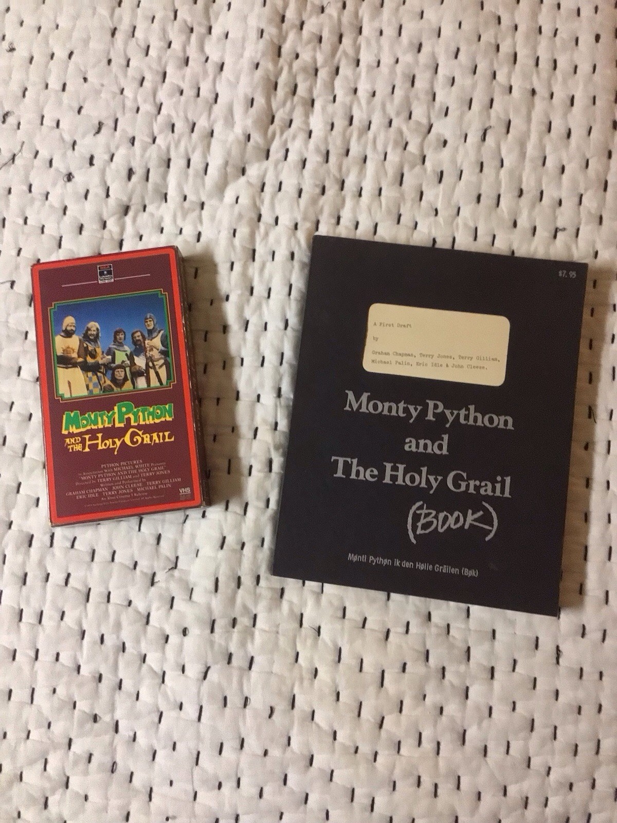 Monty Python and the Holy Grail First Draft Scriptbook +VHS