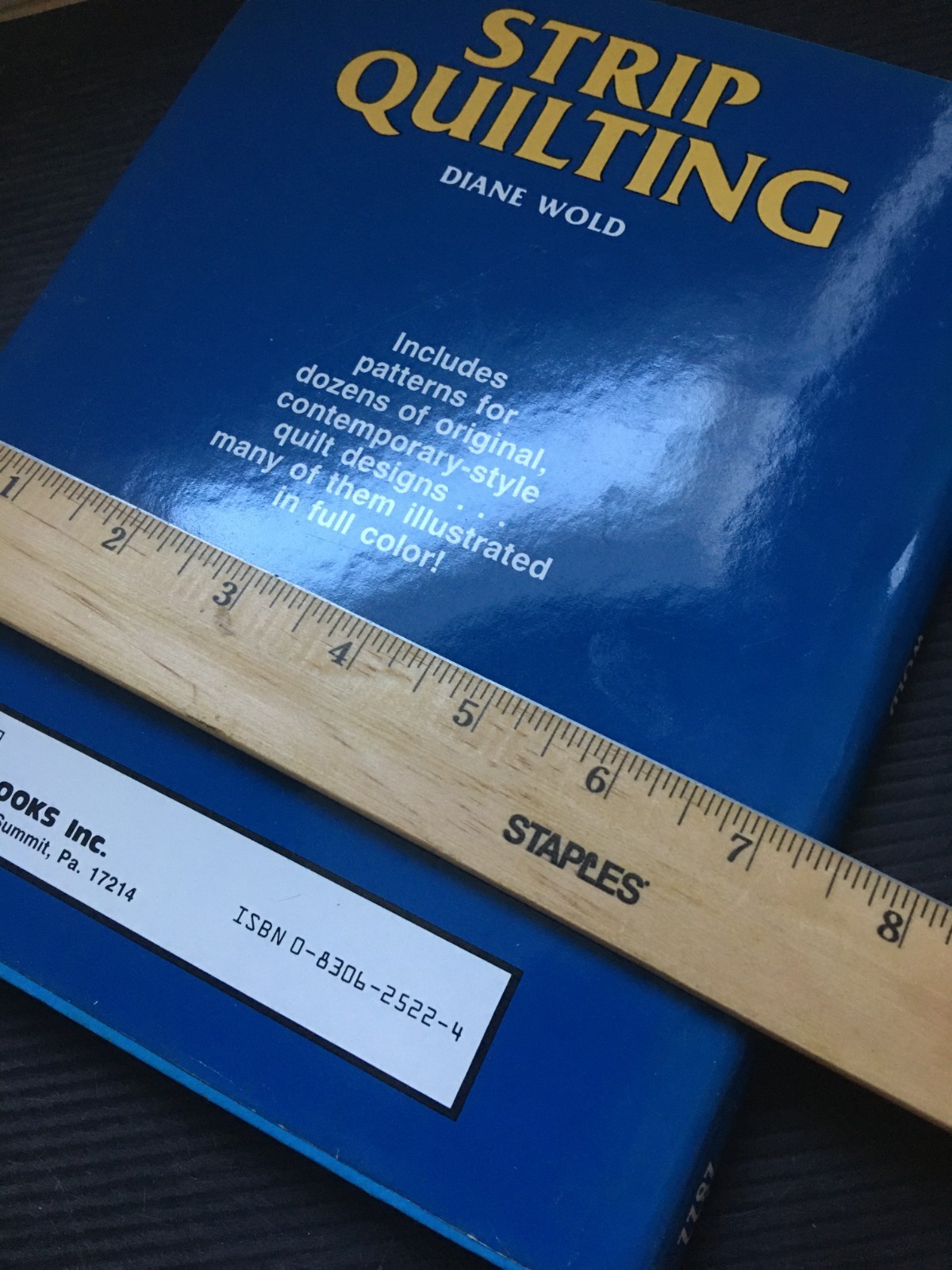 Strip Quilting by Diane Wold 9″L x 7.25″W x 0.75″H