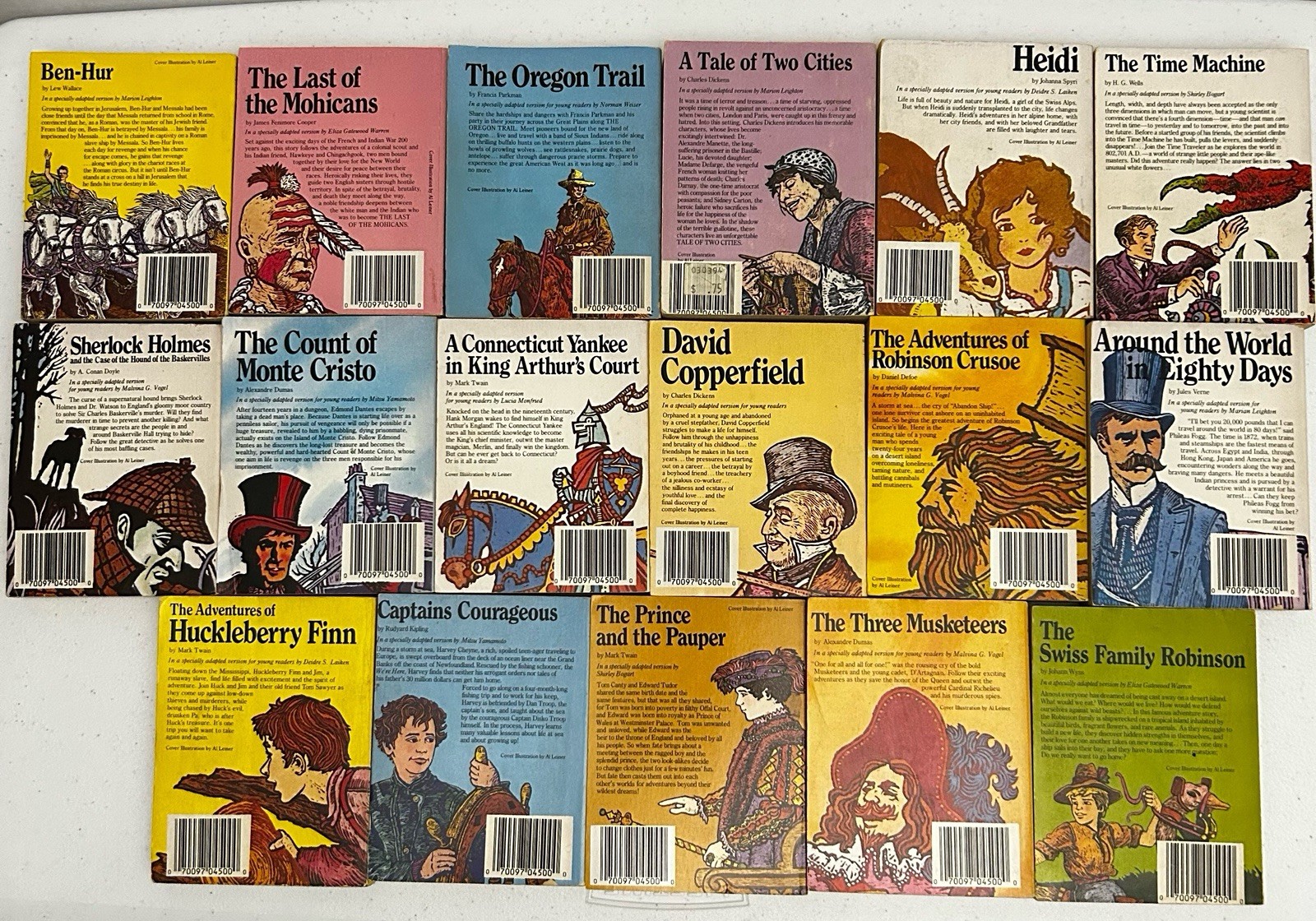 Lot of 17 Moby Books Illustrated Classic Editions Vintage Mini Paperback Books