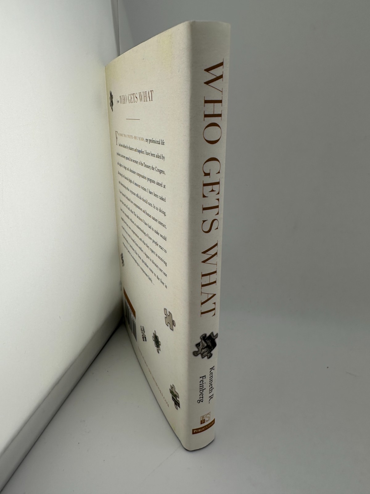 Who Gets What by Kenneth R. Feinberg | Fair Compensation Law HC | New