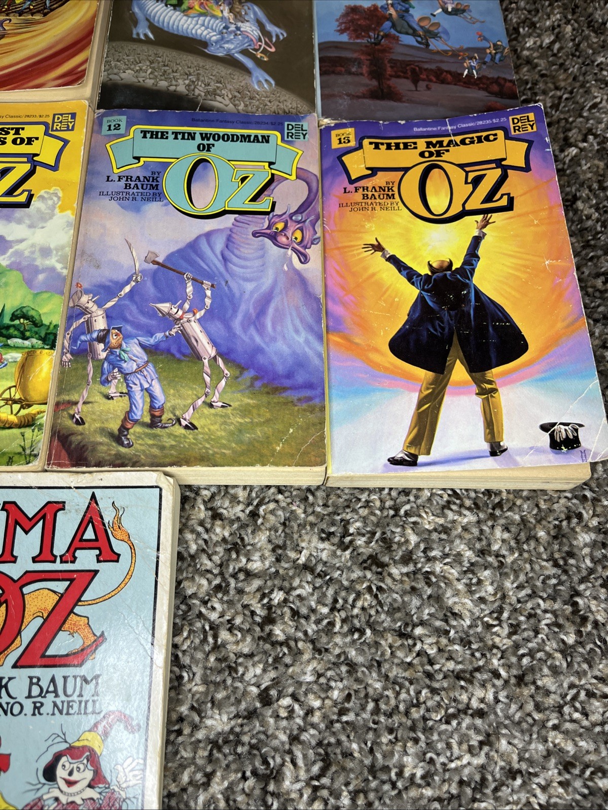 Lot of 9 The Land of Oz Paperback Books L. Frank Baum (3 & 6 – 13).