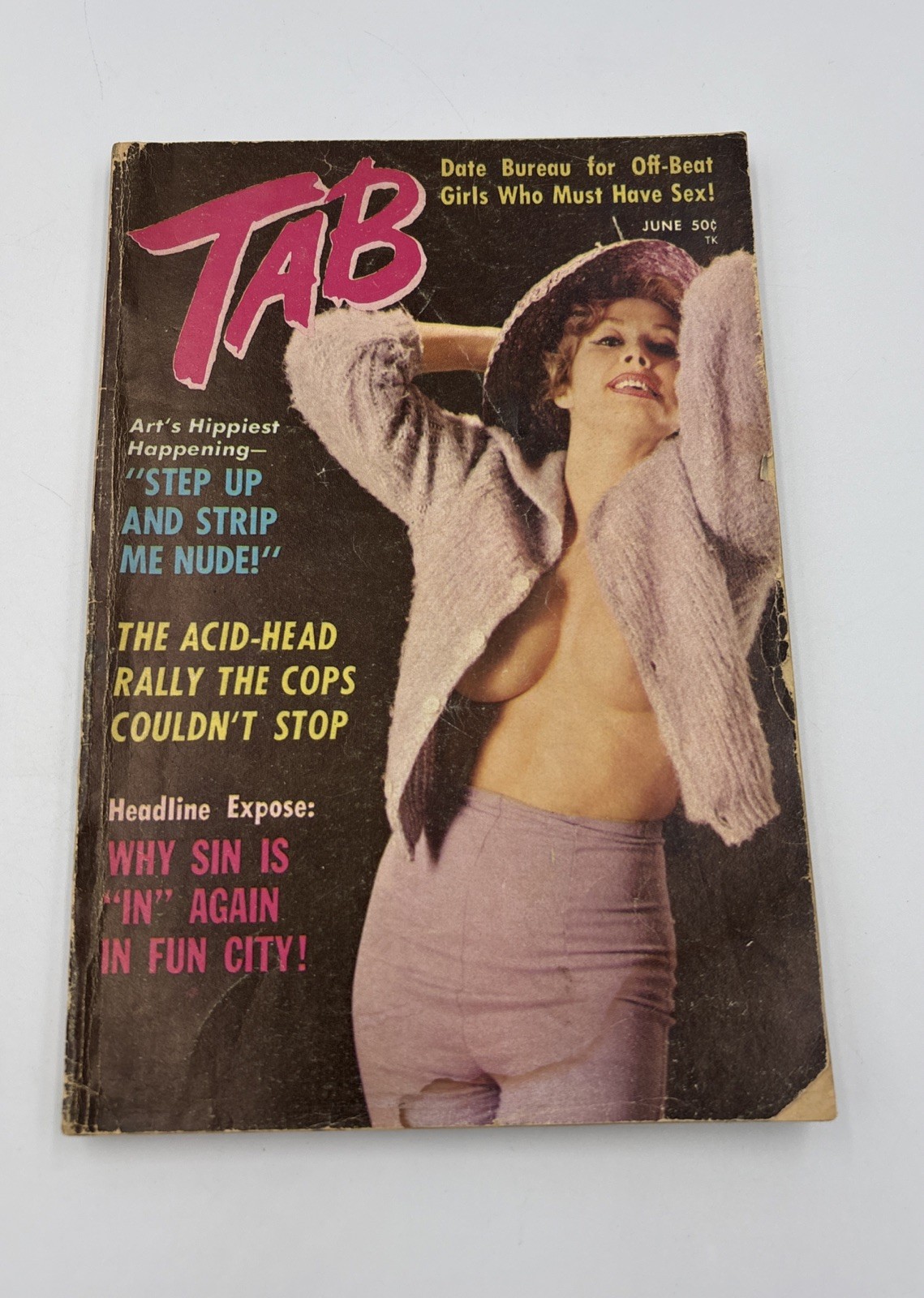 TAB „THE POCKET PICTURE MAGAZINE“ June 1968 VINTAGE EROTIC BOOK