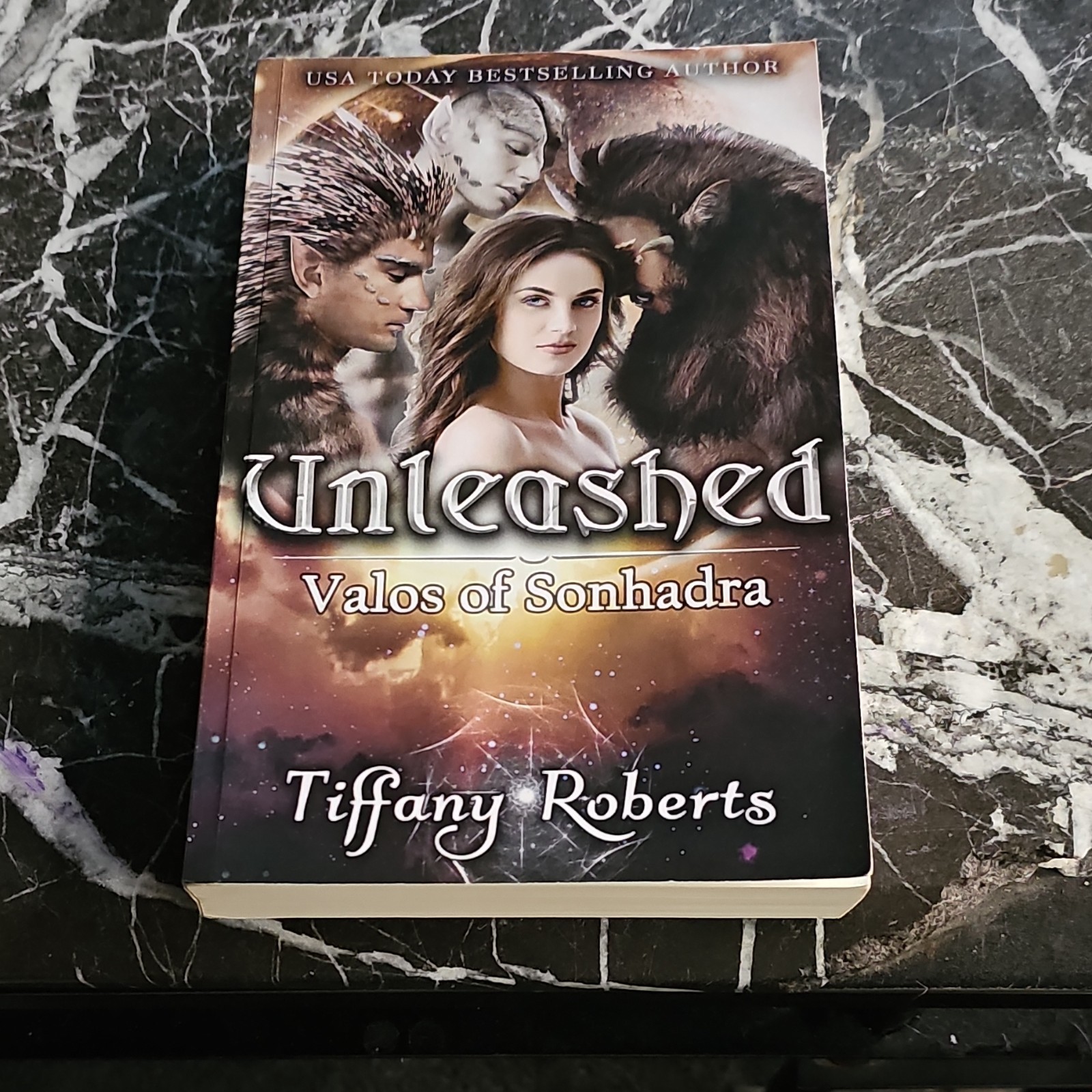 Tiffany Roberts Unleashed Valos of Sonhadra Paperback Sci-Fi Romance Series