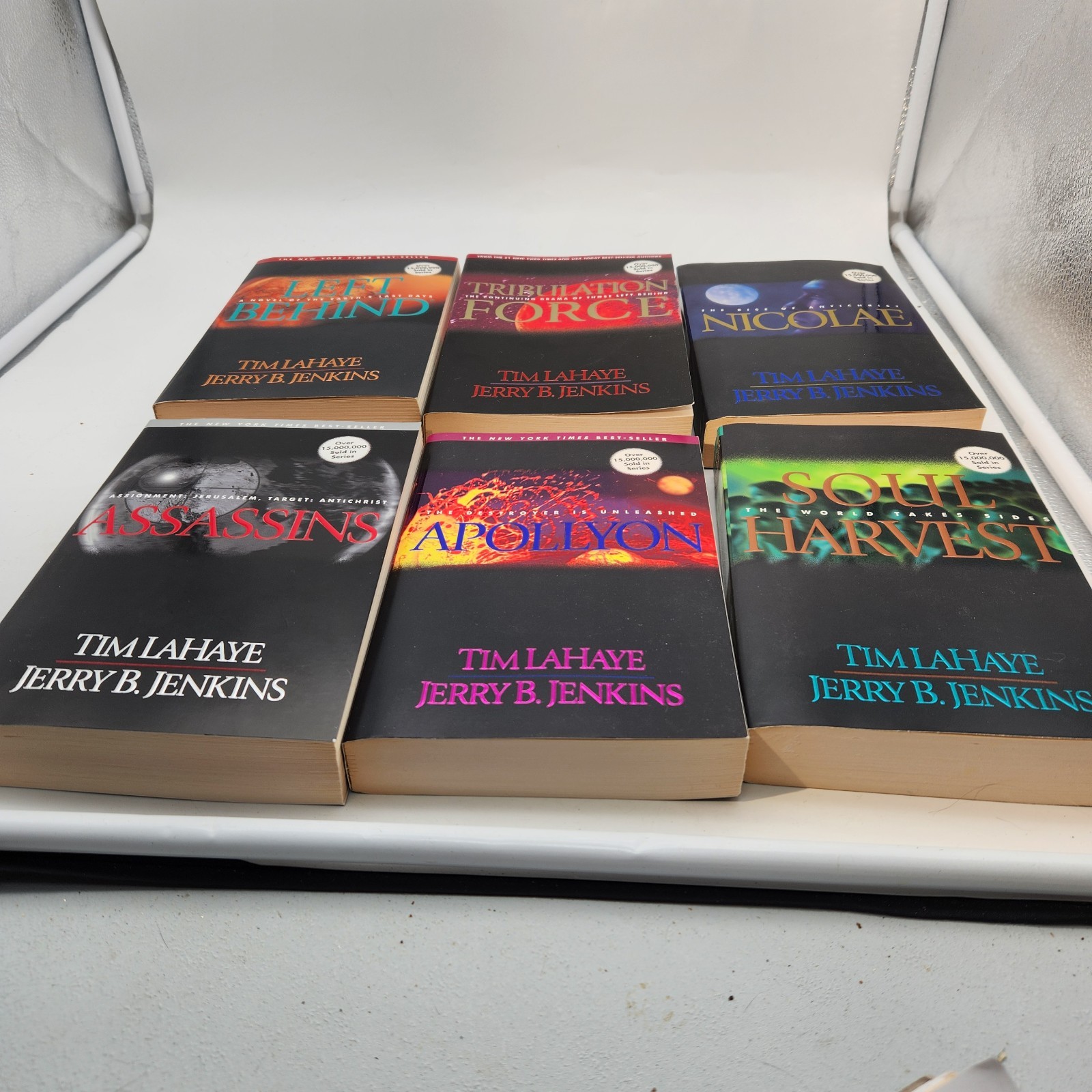 The Left Behind Book Series Lot 1-6 by Tim LaHaye & Jerry B Jenkins Vintage PB