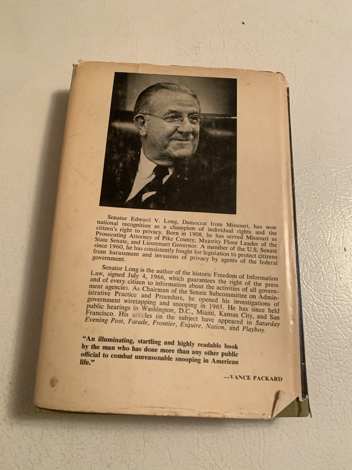 The Intruders by Sen Long Signed Hardcover With Dust Jacket 1967 3rd Printing