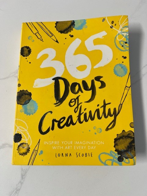 365 Days of Creativity Inspire Your Imagination with Art Every Day Used 2 pages