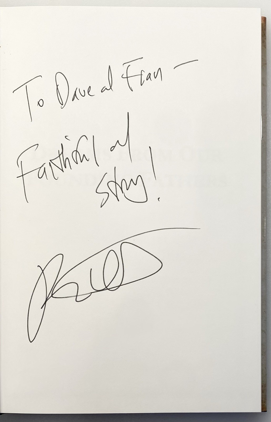 Dreams From Our Founding Fathers by Ron DeSantis, 2011 HC/DJ Signed 1st Edition