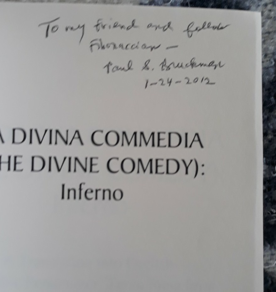 La Divina Commedia: Inferno by Paul S. Bruckman (2011, Trade Paperback) AS SHOWN