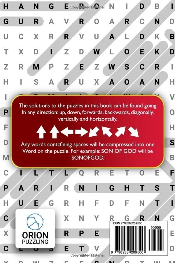 Word Search Puzzles Large Print 85-puzzles 2100-words⭐️⭐️⭐️⭐⭐