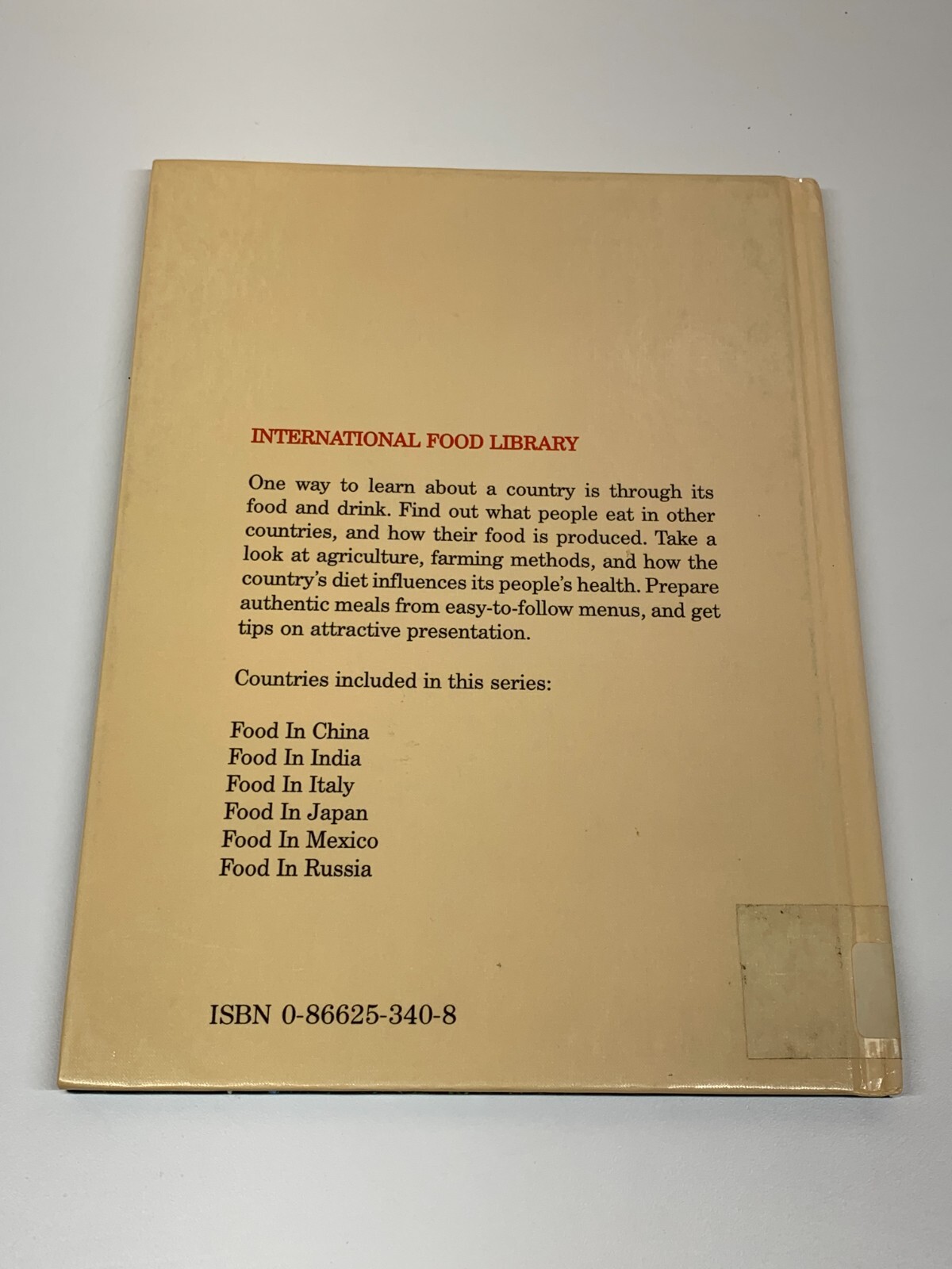 Food in Japan by Jiro Takeshita 1989 Hardcover