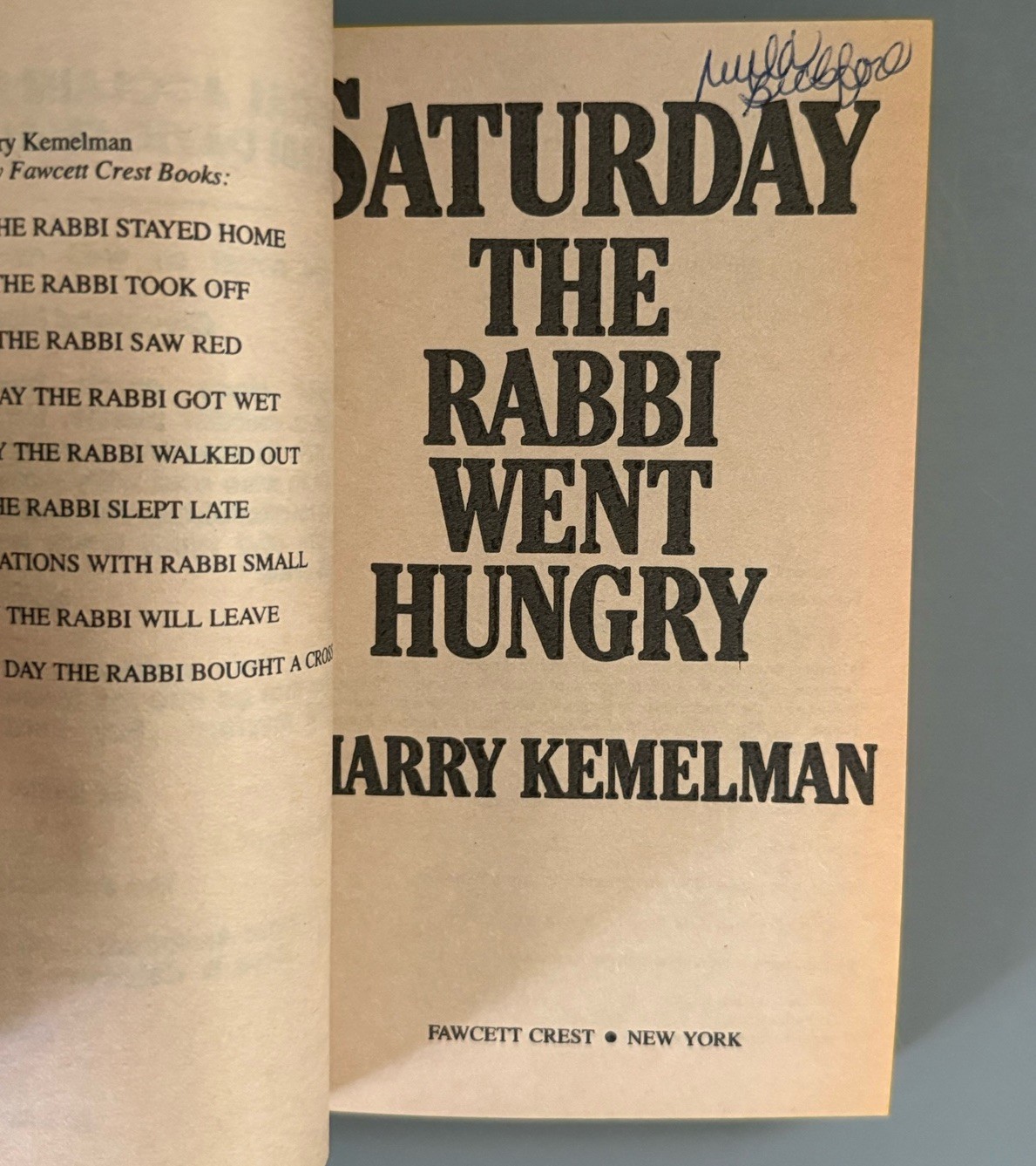 Lot 10 Harry Kemelman Rabbi Small Paperback Books Mysteries Vintage 1980s 1990s