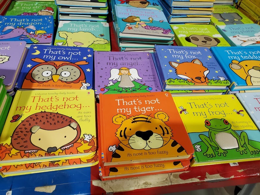 LOT OF 5 USBORNE KIDS TOUCHY-FEELY „THAT’S NOT MY“ BOARD BOOKS – RANDOM *MIX*