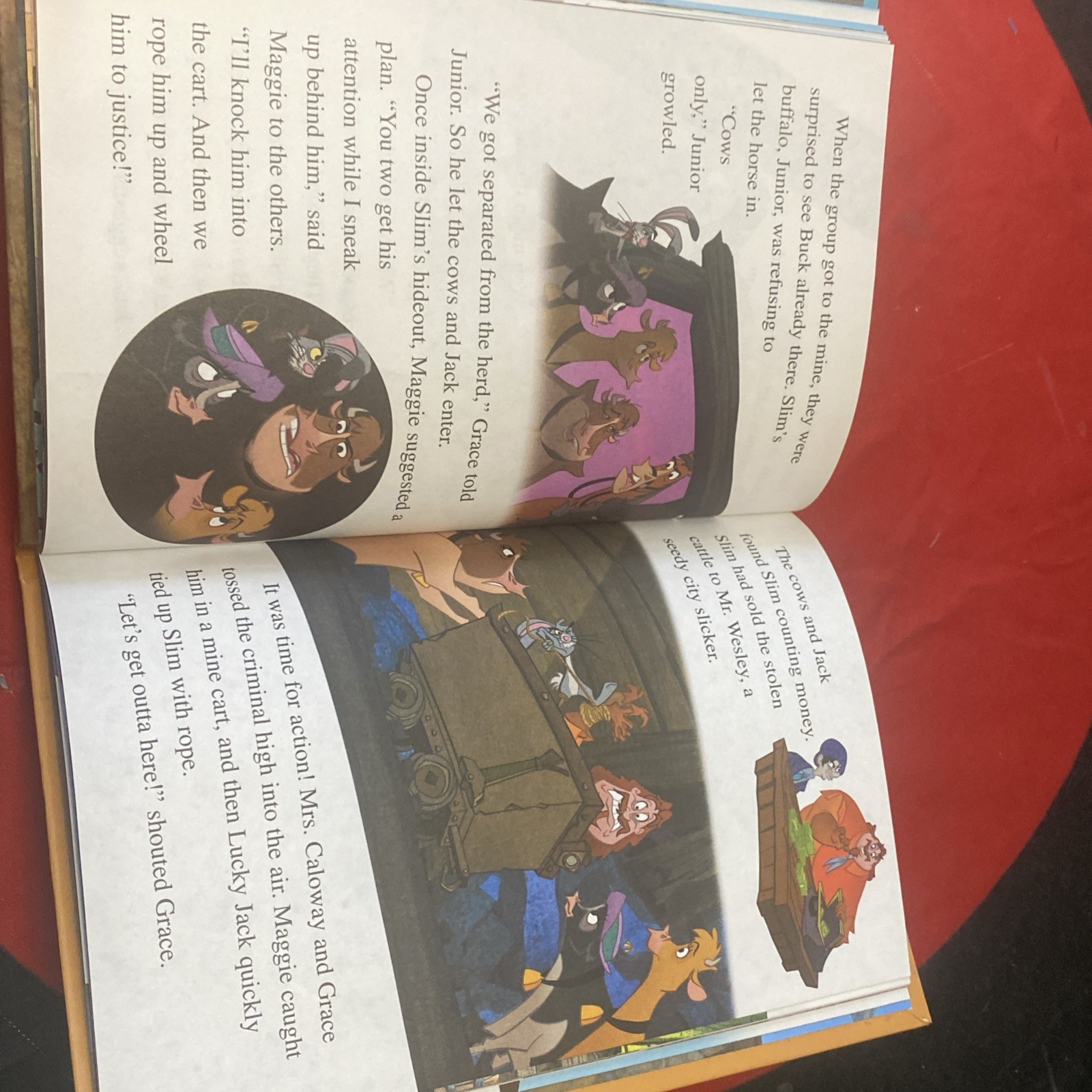 *KIDS* VINTAGE Home On The Range (2004,Hard Book) Disney Wonderful World Reading