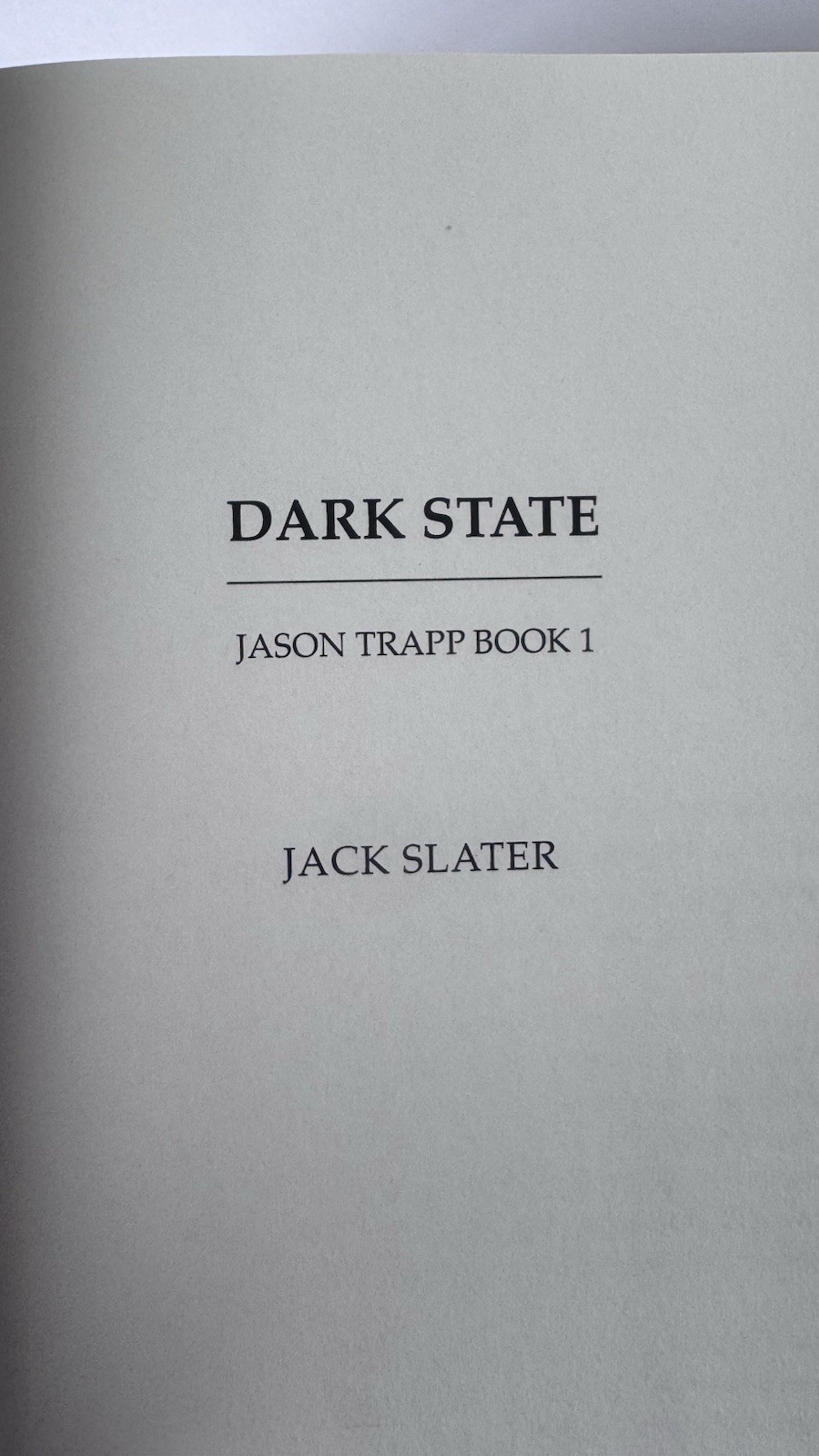 Jason Trapp Books 1-4 Bundle Dark State False Flag Thriller Series Like New Set