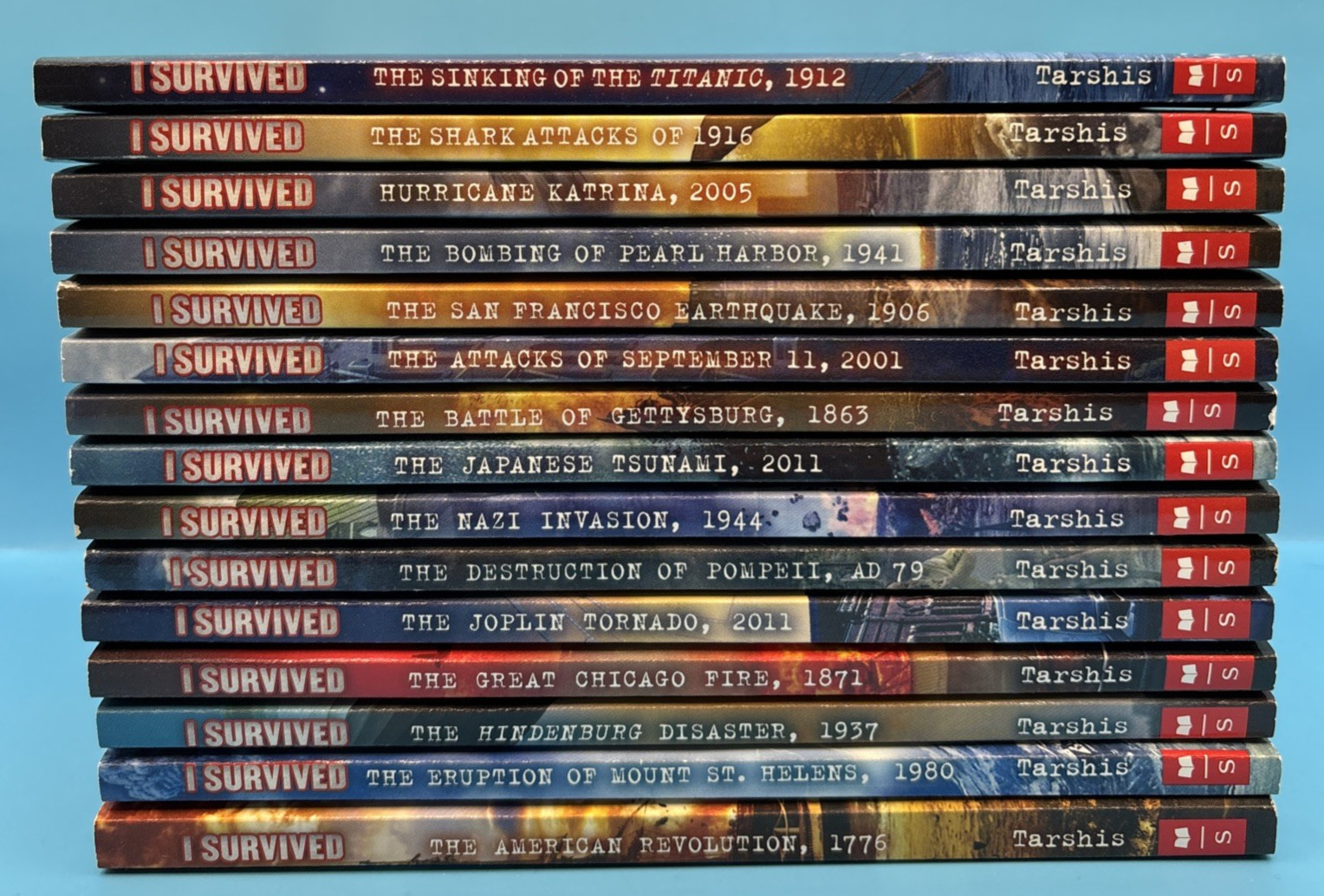 2010s Lot of 15 „I Survived“ Scholastic Chapter Paperback Books- New, Never Read
