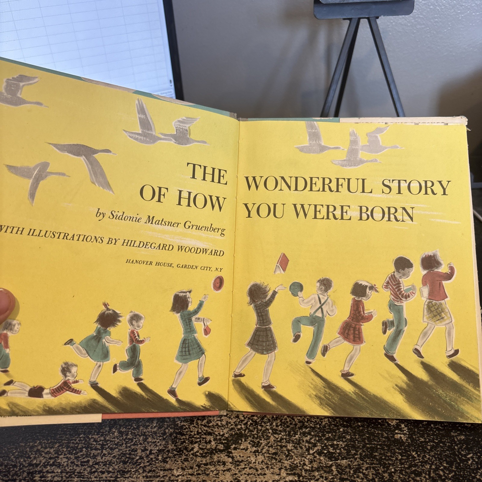 The wonderful story of how you were born. By Sidonie Gruenberg. 1953 HC