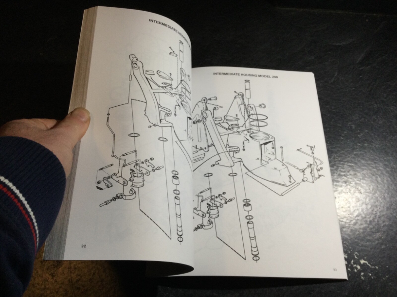 1994-95 Volvo Penta HU 3.0L, 4.3L 5.0L 5.7L 5.8L 7.4L 8.2L Shop Manual 4,6,8 cyl
