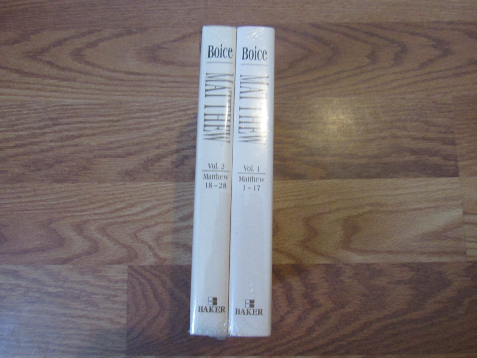 THE GOSPEL OF MATTHEW By James Montgomery Boice, 2 Volume Set NEW In Shrinkwrap