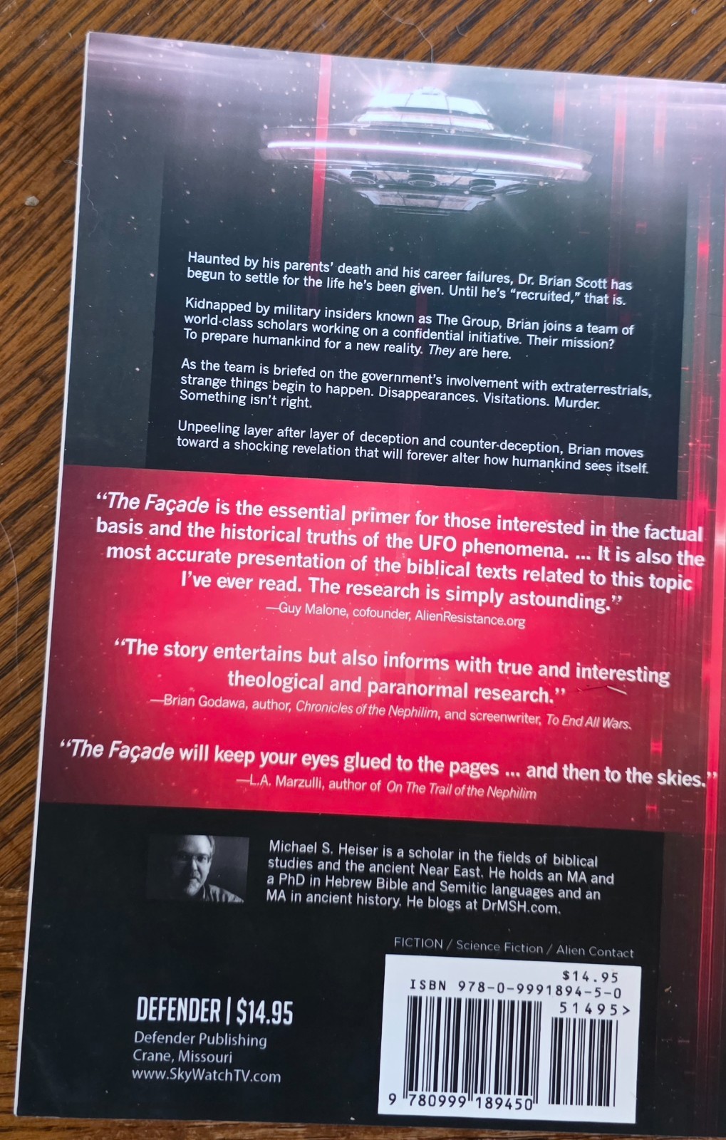 The Facade (Paperback) Volume one Michael S. Heiser Used Fiction/Science Fiction