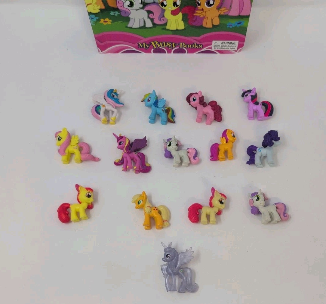 My Little Pony-My Busy Books-2016 G4 Includes 14 Figures,Book-Read Description