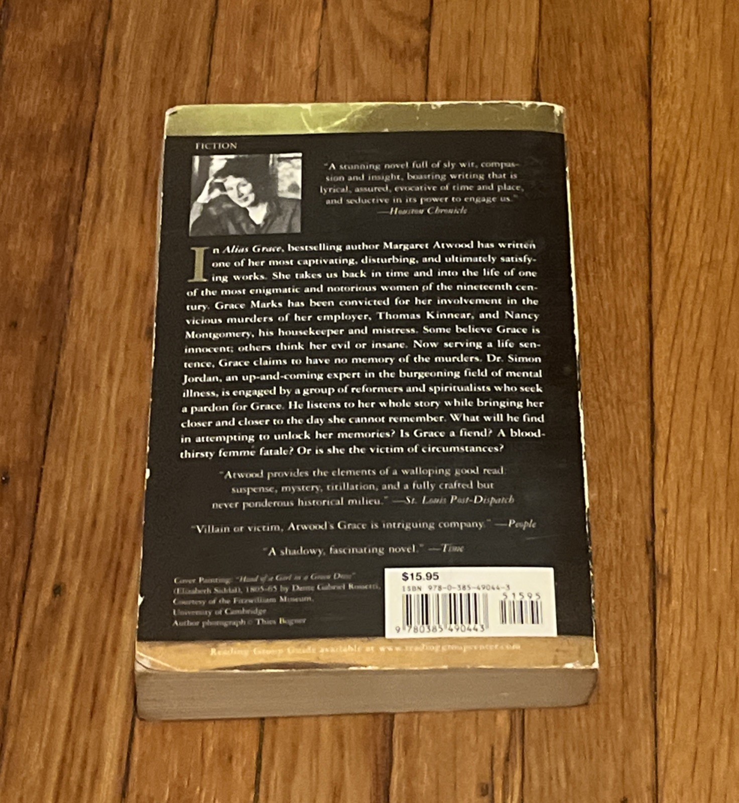 Margaret Atwood By Alias Grace 1996 PB
