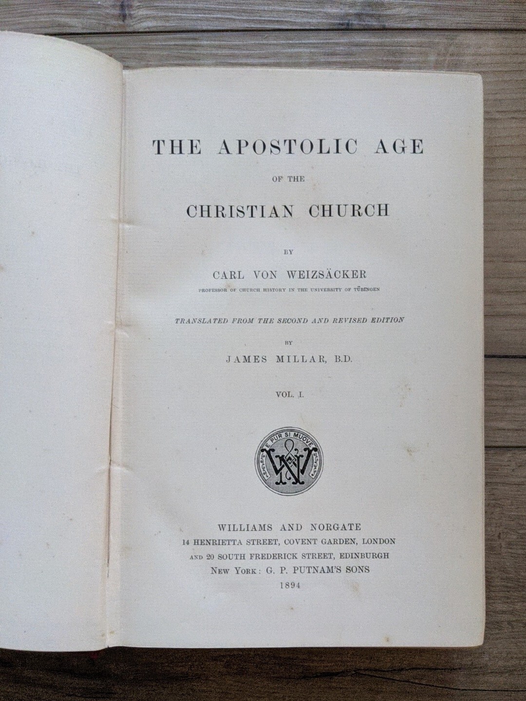 Theological Translation Library The Apostolic Age Christian Church Vol 1 & 2 CM1