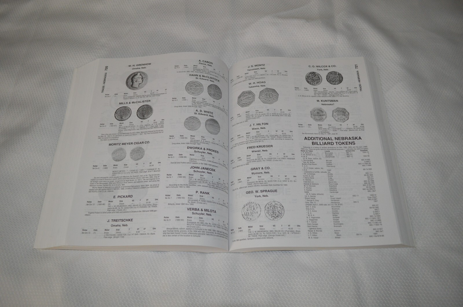 STANDARD CATALOG OF UNITED STATES TOKENS 1700-1900 ~ 4TH EDITION ~ L.N.C. # 1