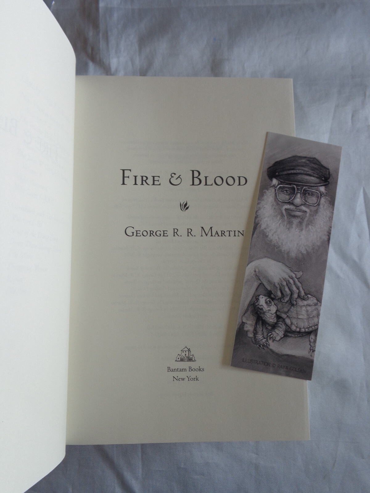 House of the Dragon Fire & Blood George R R Martin SIGNED 1st/1st 2018 HCDJ NEW!