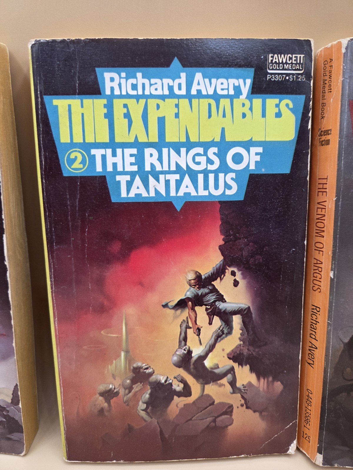 Vintage The Expendables Series Lot of 3 Books by Richard Avery 1975!