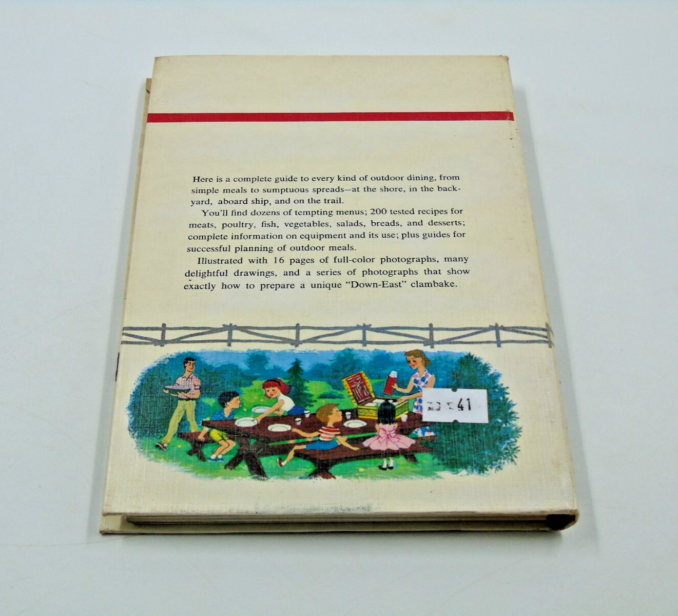 Betty Crocker’s Outdoor Cook Book Vintage 1961 HC With Spiral Golden Press