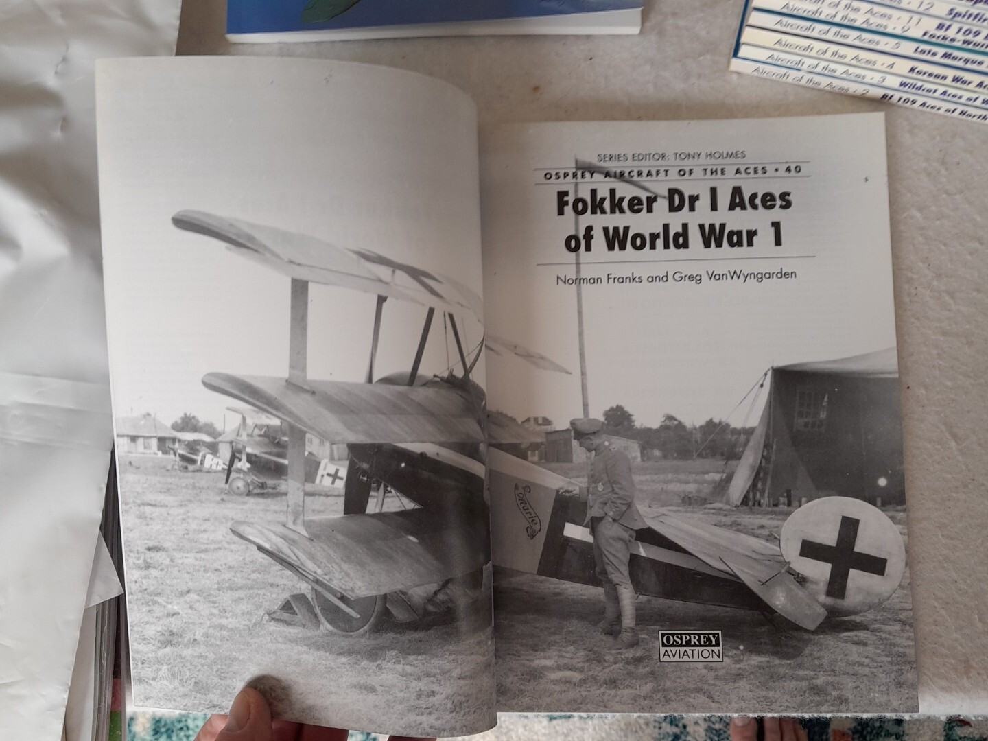 Lot of 62 Osprey Aircraft of the Aces Series, 1st printings, soft covers WW1 WW2