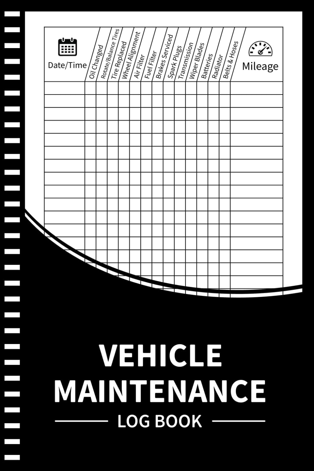 Vehicle Maintenance Log Book: Automotive Repair Service Record Book, Oil…
