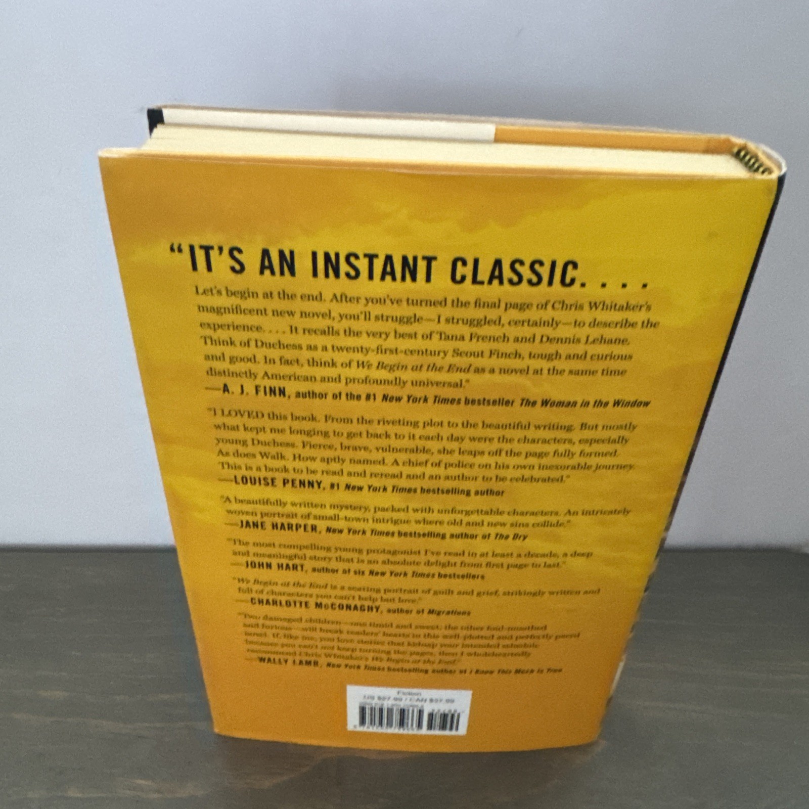 We Begin at the End – Hardcover/DJ By Whitaker, Chris – Very Good